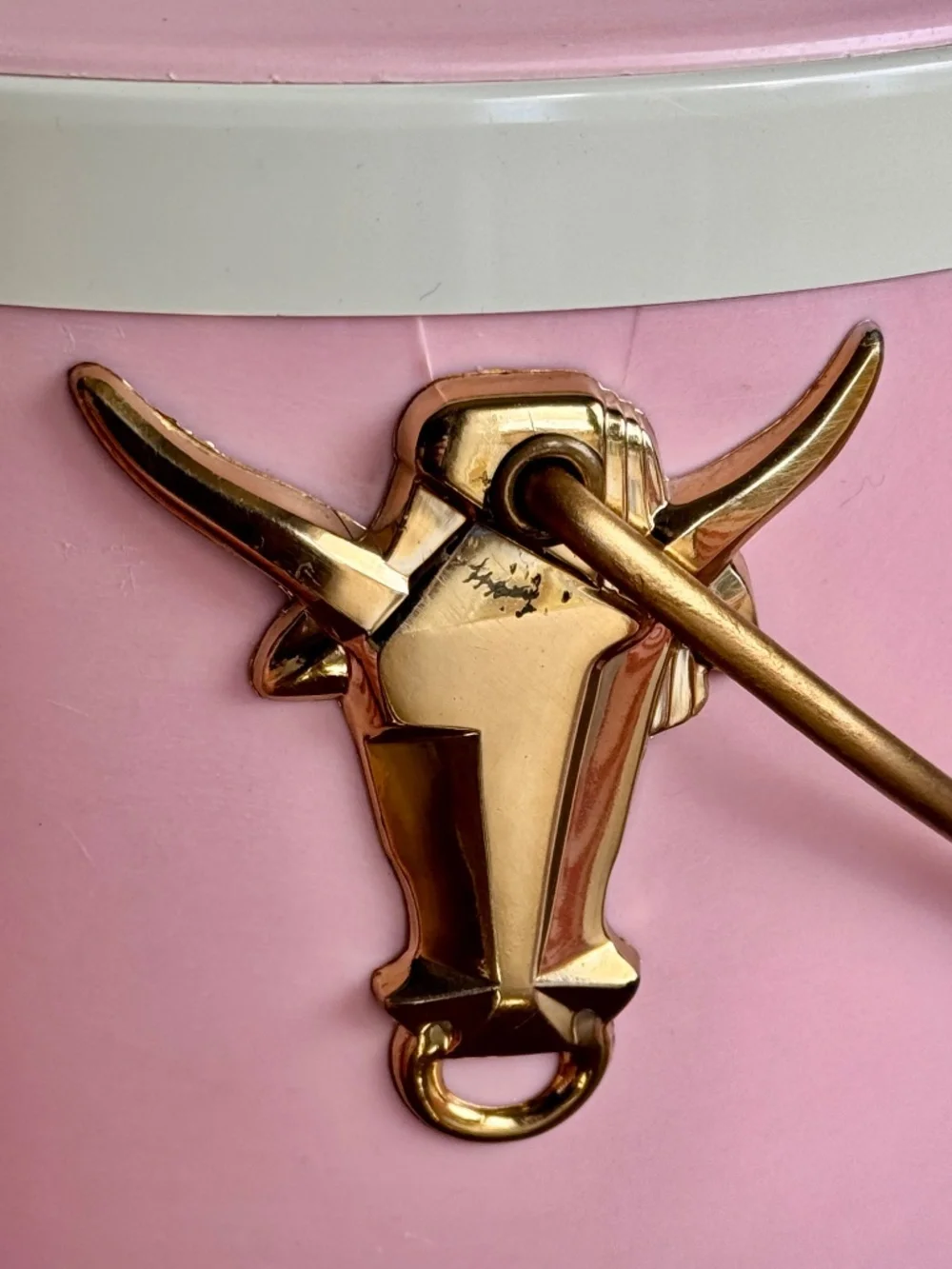 VTG Pink Longhorn Atomic Lounge Set
